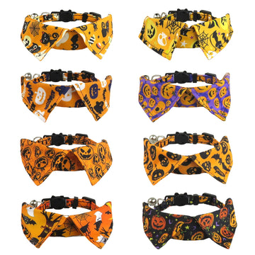Halloween Pet Collar for Small Dogs & Cats – Festive, Adjustable, Comfortable