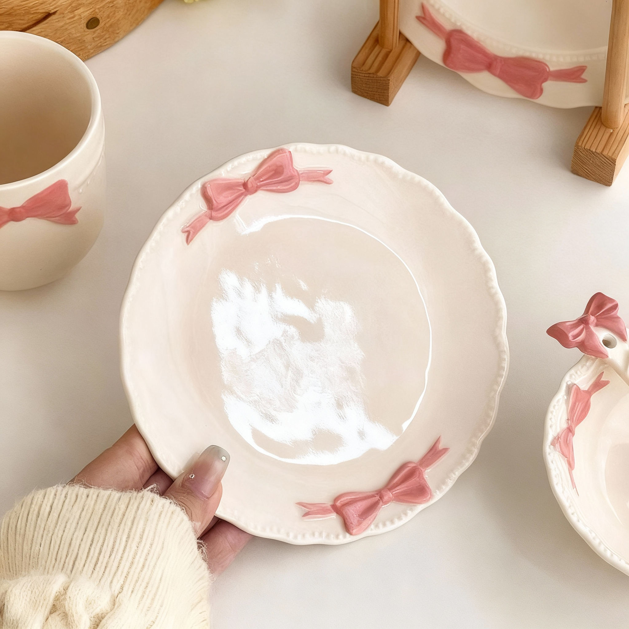 6inch -ceramic pet bowl