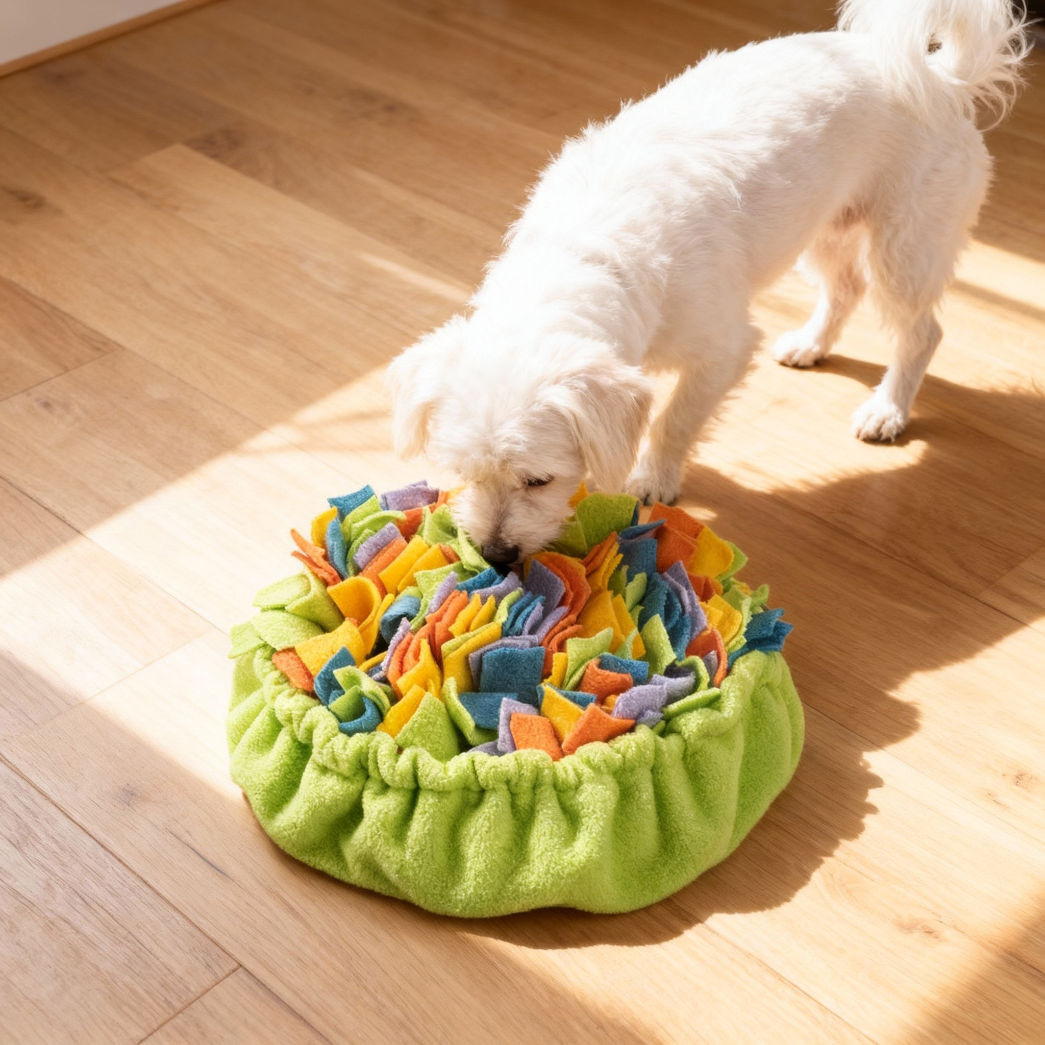 Grass-Style Snuffle Mat for Dogs – Adjustable Difficulty Treat Hiding Enrichment Mat