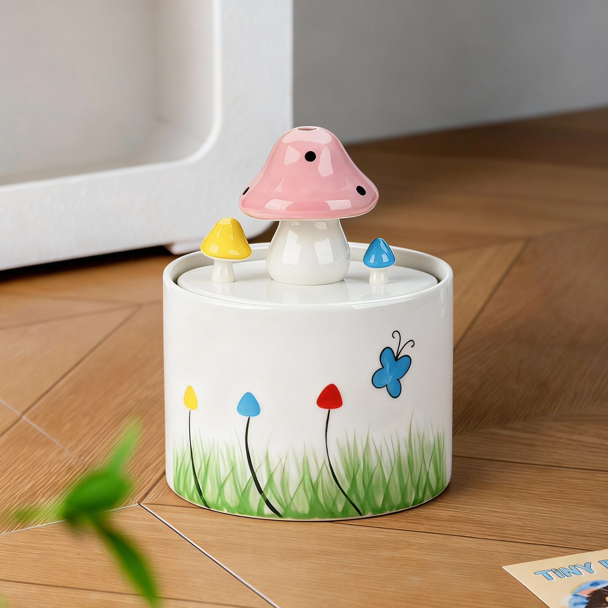 Ceramic Automatic Cat&small dog Water Fountain