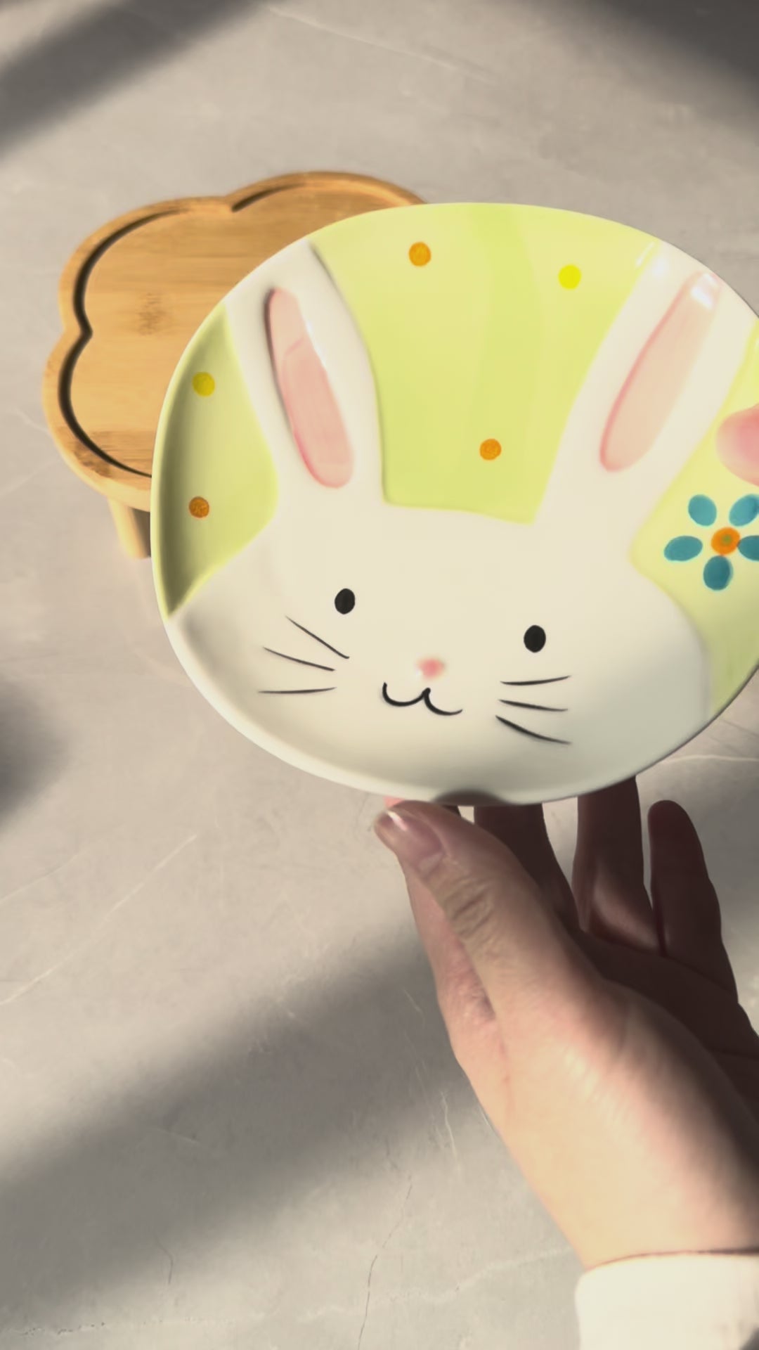 6-Inch Ceramic Cat Plate